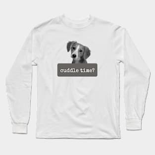 Dog Cuddle Time Pet T-Shirt Mug Coffee Mug Apparel Hoodie Sticker Gift Long Sleeve T-Shirt